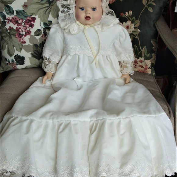 Vintage Porcelain w/Cloth Body Baby Doll Hobbyist/Unmarked - Picture 11 of 13